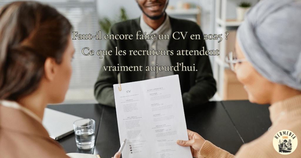 Image blog présentation CV en 2025